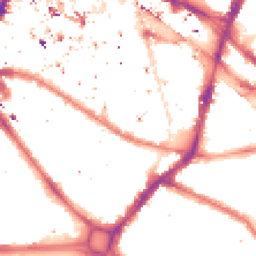 Night-time road noise heatmap for SE1 3EN
