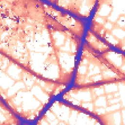 Daytime road noise heatmap for SE1 3HA