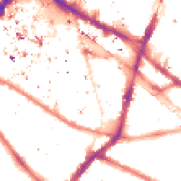 Night-time road noise heatmap for SE1 3HB