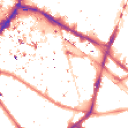 Night-time road noise heatmap for SE1 3JQ