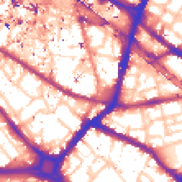 Daytime road noise heatmap for SE1 3TJ