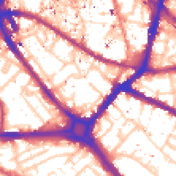 Daytime road noise heatmap for SE1 4BF