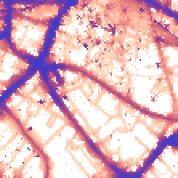 Daytime road noise heatmap for SE1 4BG