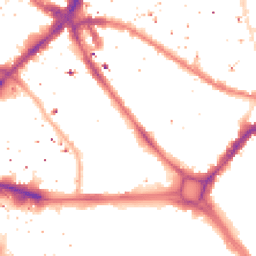 Night-time road noise heatmap for SE1 4EF