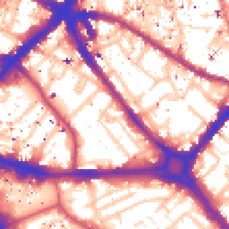 Daytime road noise heatmap for SE1 4ES