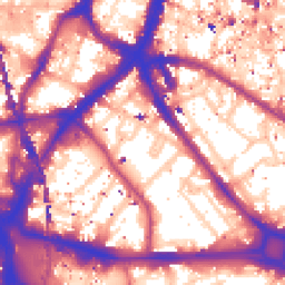 Daytime road noise heatmap for SE1 4GP
