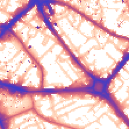 Daytime road noise heatmap for SE1 4GX