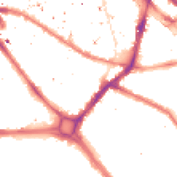 Night-time road noise heatmap for SE1 4QN