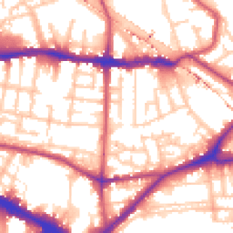 Daytime road noise heatmap for SE1 5BY