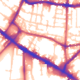 Daytime road noise heatmap for SE1 5EN