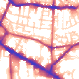 Daytime road noise heatmap for SE1 5HH