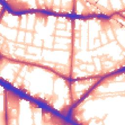 Daytime road noise heatmap for SE1 5HL