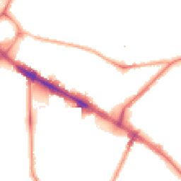Night-time road noise heatmap for SE1 5JY