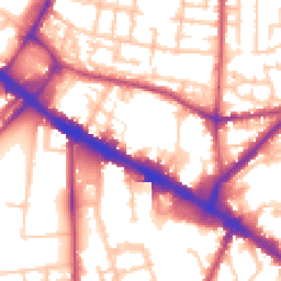 Daytime road noise heatmap for SE1 5PB