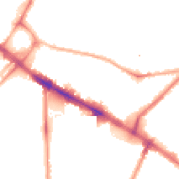Night-time road noise heatmap for SE1 5PB