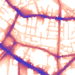 Daytime road noise heatmap for SE1 5QU