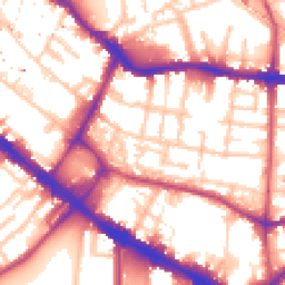 Daytime road noise heatmap for SE1 5RE
