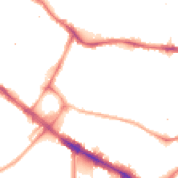 Night-time road noise heatmap for SE1 5RE