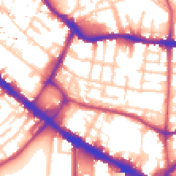 Daytime road noise heatmap for SE1 5RL