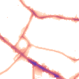 Night-time road noise heatmap for SE1 5RL