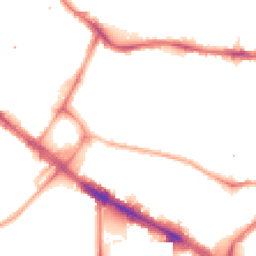 Night-time road noise heatmap for SE1 5RS