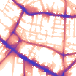 Daytime road noise heatmap for SE1 5RT