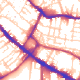 Daytime road noise heatmap for SE1 5TA