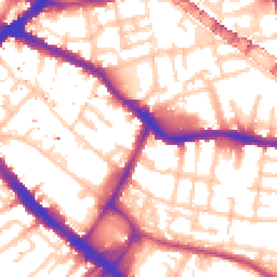 Daytime road noise heatmap for SE1 5TJ