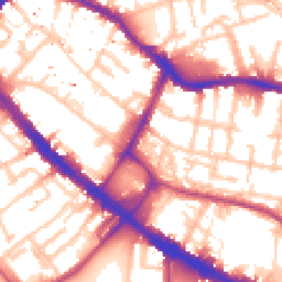 Daytime road noise heatmap for SE1 5TZ