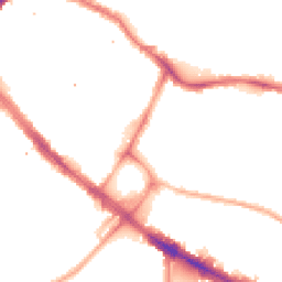 Night-time road noise heatmap for SE1 5TZ