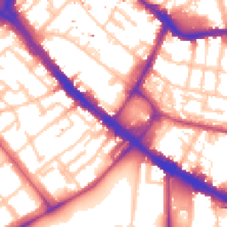 Daytime road noise heatmap for SE1 5UN