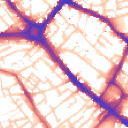Daytime road noise heatmap for SE1 5XG