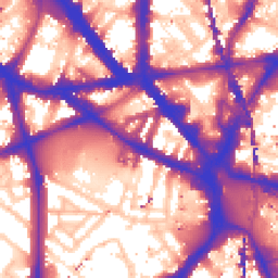 Daytime road noise heatmap for SE1 6EU