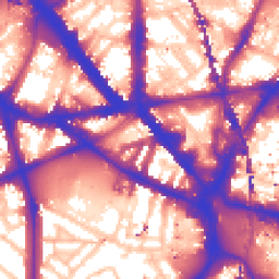 Daytime road noise heatmap for SE1 6EY