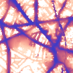 Daytime road noise heatmap for SE1 6EZ