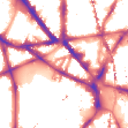 Night-time road noise heatmap for SE1 6EZ