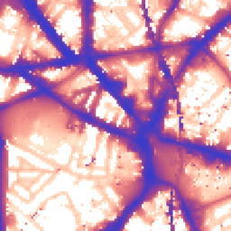 Daytime road noise heatmap for SE1 6HG