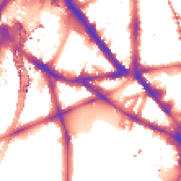 Night-time road noise heatmap for SE1 6HY
