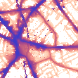 Daytime road noise heatmap for SE1 6PG