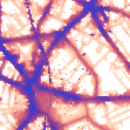 Daytime road noise heatmap for SE1 6PS