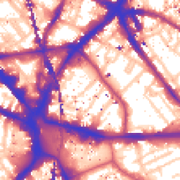Daytime road noise heatmap for SE1 6QE