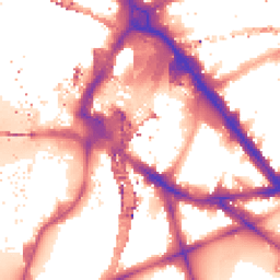 Night-time road noise heatmap for SE1 7AE