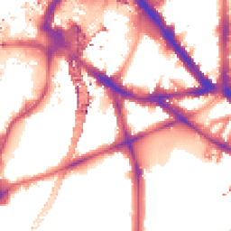 Night-time road noise heatmap for SE1 7BL
