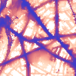 Daytime road noise heatmap for SE1 7BS