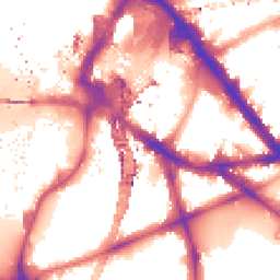 Night-time road noise heatmap for SE1 7DT