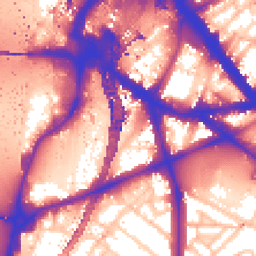 Daytime road noise heatmap for SE1 7EG