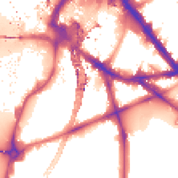 Night-time road noise heatmap for SE1 7EG