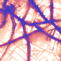 Daytime road noise heatmap for SE1 7HL