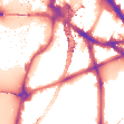 Night-time road noise heatmap for SE1 7LF