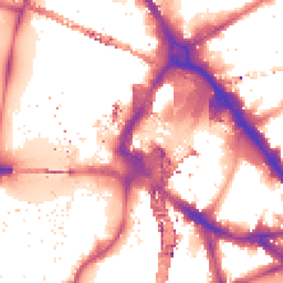 Night-time road noise heatmap for SE1 7NN